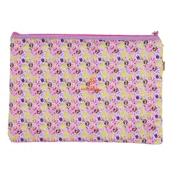 پوشه پارچه ای فانتزی زیپ دار A4 طرح سیندرلا 3067 سویل - مجد مارکت