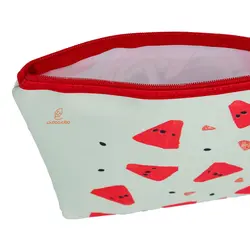 پوشه پارچه ای فانتزی زیپ دار A4 طرح دختر هندوانه ای 3067 سویل - مجد مارکت