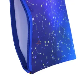 پوشه پارچه ای فانتزی زیپ دار A4 طرح ستاره ها 3067 سویل - مجد مارکت