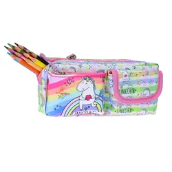 جامدادی فانتزی 3074 طرح یونی کورن و قلب سویل SEVIL - مجد مارکت