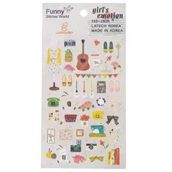 برچسب (استیکر) فانتزی کد 15S-Z826 طرح گیتار FUNNY - مجد مارکت