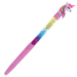 خودکار آکواریومی فانتزی بدنه صورتی طرح یونی کورن - مجد مارکت