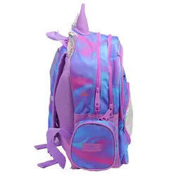 کوله پشتی سه تکه طرح یونی کورن آبی 2688 گلسی برد GLOSSY BIRD - مجد مارکت