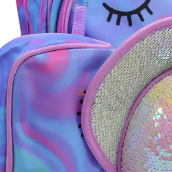 کوله پشتی سه تکه طرح یونی کورن آبی 2688 گلسی برد GLOSSY BIRD - مجد مارکت