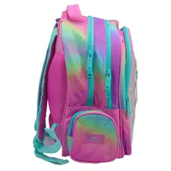 کوله پشتی دو تکه پولک دار طرح یونی کورن 2706 گلسی برد GLOSSY BIRD - مجد مارکت