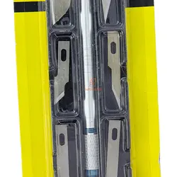 کاتر قلمی فلزی شش تیغ - مجد مارکت