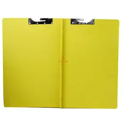 پوشه دوار مقوایی A4 زرد - مجد مارکت