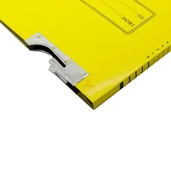 پوشه دوار مقوایی A4 زرد - مجد مارکت