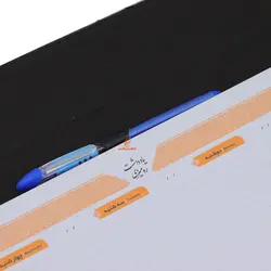 تقویم رومیزی متوسط مشکی مدل زیردستی سپهر - مجد مارکت