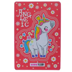 تخته چک لیست قرمز طرح یونی کورن هیرو HERO - مجد مارکت