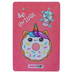 تخته چک لیست صورتی طرح یونی کورن و دونات هیرو HERO - مجد مارکت