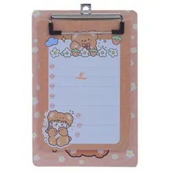 تخته چک لیست قهوه ای طرح خرس هیرو HERO - مجد مارکت