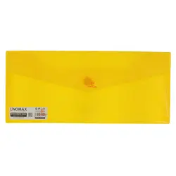 پوشه دکمه دار زرد ملخی (نامه) EG61 لینومکس LINOMAX - مجد مارکت