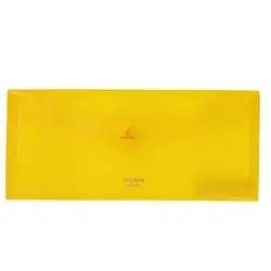 پوشه دکمه دار زرد ملخی (نامه) EG61 لینومکس LINOMAX - مجد مارکت