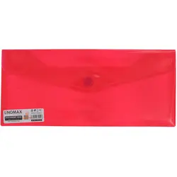 پوشه دکمه دار قرمز ملخی (نامه) EG61 لینومکس LINOMAX - مجد مارکت