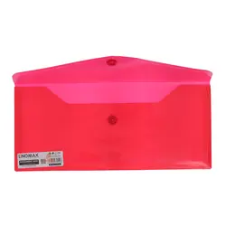 پوشه دکمه دار قرمز ملخی (نامه) EG61 لینومکس LINOMAX - مجد مارکت