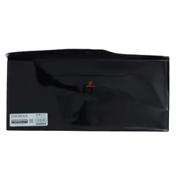 پوشه دکمه دار مشکی ملخی (نامه) EG61 لینومکس LINOMAX - مجد مارکت