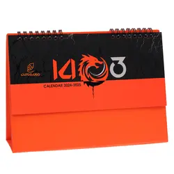 تقویم رومیزی 1403 طرح نارنجی اژدها کیا - مجد مارکت
