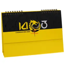 تقویم رومیزی 1403 طرح زرد اژدها کیا - مجد مارکت
