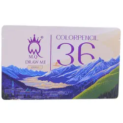 مداد رنگی 36 رنگ آرتیست جعبه فلزی طرح کوهستان ام کیو MQ - مجد مارکت
