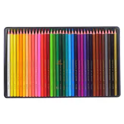 مداد رنگی 36 رنگ آرتیست جعبه فلزی طرح کوهستان ام کیو MQ - مجد مارکت