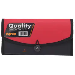 آلبوم چک طلقی قرمز مدل 12R پاپکو PAPCO - مجد مارکت