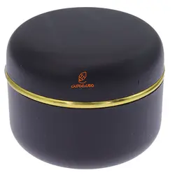 دوات پلاستیکی مشکی نوار طلایی - مجد مارکت