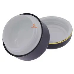 دوات پلاستیکی مشکی نوار طلایی - مجد مارکت