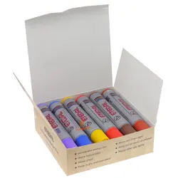 ست ماژیک 12 رنگ 600 خوشنویسی اعتدال - مجد مارکت