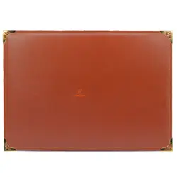 زیردستی چرم (مصنوعی) خوشنویسی عسلی - مجد مارکت