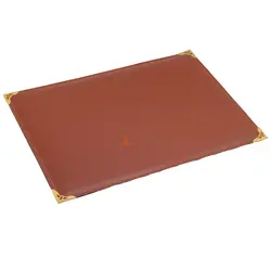 زیردستی چرم (مصنوعی) خوشنویسی عسلی - مجد مارکت