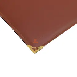 زیردستی چرم (مصنوعی) خوشنویسی عسلی - مجد مارکت