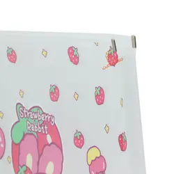 پوشه زیپ دار A4 فانتزی شفاف طرح خرگوش - مجد مارکت