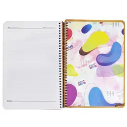 دفتر سیمی تک خط طرح دختر و چتر عروس دریایی سویل 805