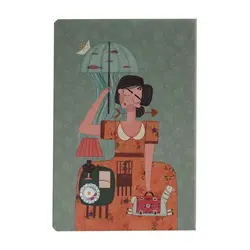 دفتر تک خط طرح دختر و چتر عروس دریایی سویل 807