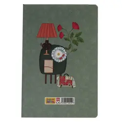 دفتر تک خط طرح دختر و چتر عروس دریایی سویل 807