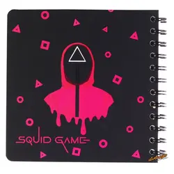 دفتر یادداشت سیمی طرح سرباز با نقاب مثلث بازی مرکب