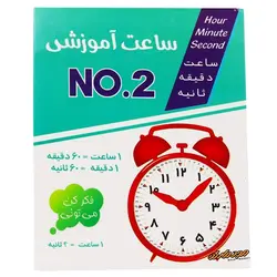 ساعت آموزشی قرمز رنگ شماره NO.2