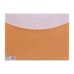 پوشه دکمه دار طلایی متالیک 113 پاپکو