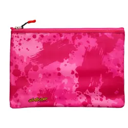 پوشه پارچه ای طرح ابرنگی صورتی سویل