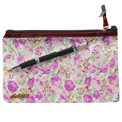 پوشه پارچه ای طرح گل ریز ابی یاسی سویل