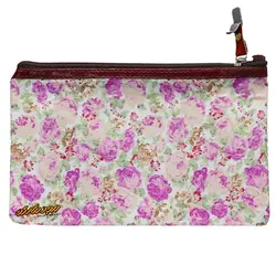 پوشه پارچه ای طرح گل ریز ابی یاسی سویل