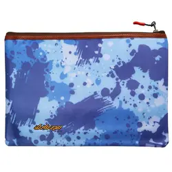 پوشه پارچه ای طرح آبرنگی آبی سویل