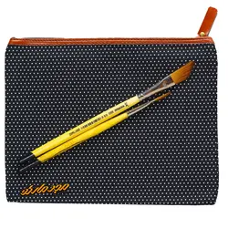 پوشه پارچه ای طرح خال خال مشکی سویل