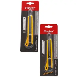 کاتر پلاستیکی 9 میل زرد پنتر