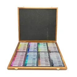 گچ پاستل آرتیست96 رنگ جعبه چوبی گالری