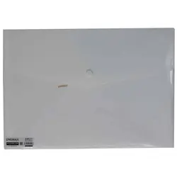 پوشه دکمه دار A4 سفید لینومکس