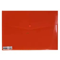 پوشه دکمه دار A4 نارنجی لینومکس