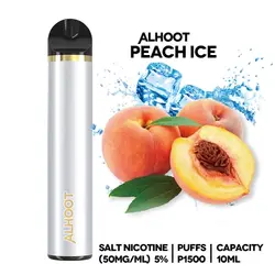 پاد قابل شارژ با سالت نیکوتین 50 با طعم هلو یخ