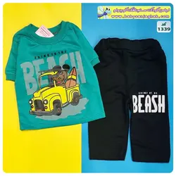 تیشرت شلوارک هاپو ماشین سوار